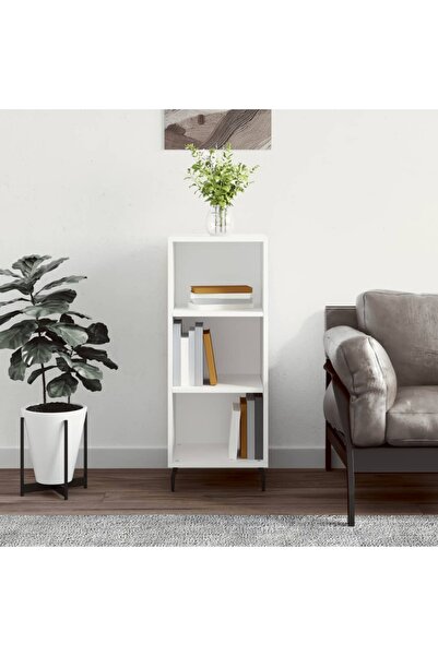 Concept Servantă, alb, 34,5x32,5x90 cm, lemn prelucrat
