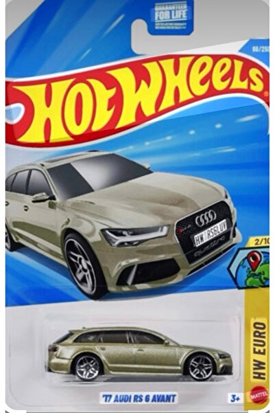 HOT WHEELS HotWheels 17 Audi RS 6 Avant JJK90 1/64 Ölçek Tekli Arabalar