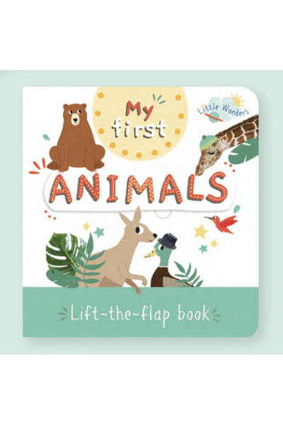 North Parade Publishing Carte Lift The Flap - Little Wonders - Animale