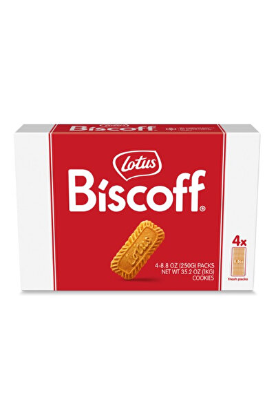 Lotus Biscoff Karamelize Bisküvi 250 G x 4 Adet Maxi Pack