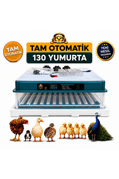 Aslan (WZ-R130 Incubator) 130 Yumurta Kapasiteli Tam Otomatik Kuluçka Makinesi