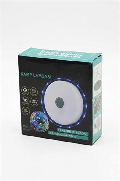 Çadır Dünyası Kamp Ekipmanları Çadır Dünyası 8 Metre Şeritli Şarjlı LED Lamba...