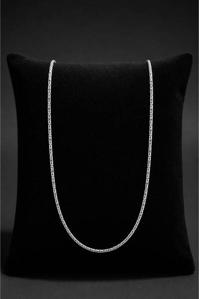 Silver Hunters Kral Zincir 925 Ayar Gümüş Kral Model Kolye 2.5 mm