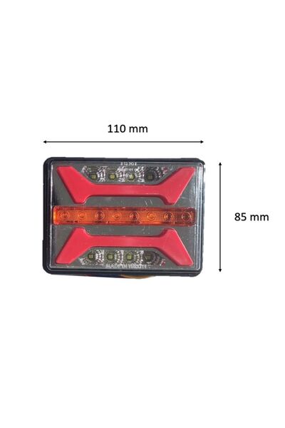 reyoto 2 Adet Fonksiyonel Neon Led Stop/Sinyal lambası Kamyon-Römork-Karavan ...