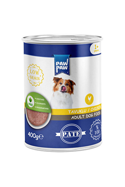 PawPaw Hrană umedă pentru câine adult, cu pate de pui, 400g, digestie ușoară ...