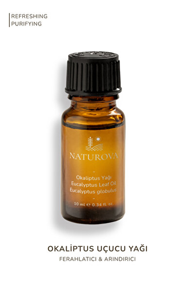 NATUROVA زيت الأوكالبتوس 100% زيت عطري نقي 10 مل
