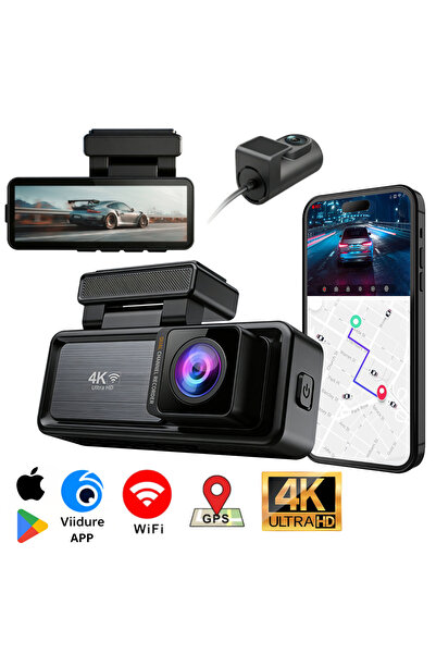 OEM Κάμερα Ταμπλό 4K UHD με Πίσω Κάμερα 1080P, GPS, WiFi, Νυχτερινή Όραση, Οθ...