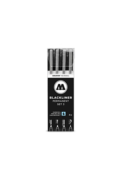 Molotow Set Blackliner 3