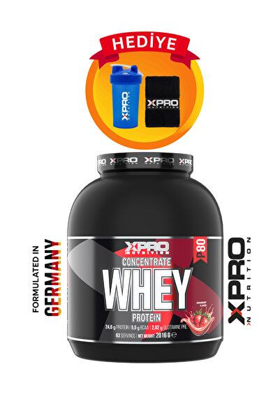 Xpro Nutrition Whey Protein Tozu 2016gr Çilek Aromalı