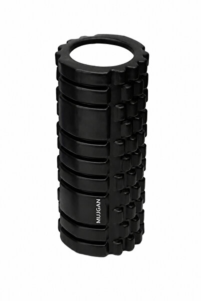 MUJGAN Foam Roller Masaj Silindiri Yoğunluklu Pilates Yoga Fitness Kas Gevşet...