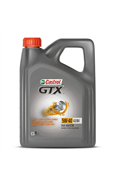 CASTROL Gtx 5w-40 A3-B4 4 Litre