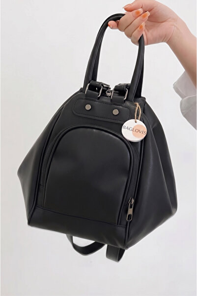 BAGLOVİS Women's Convertible Backpack Shoulder Bag Functional Daily Bag En32 ...