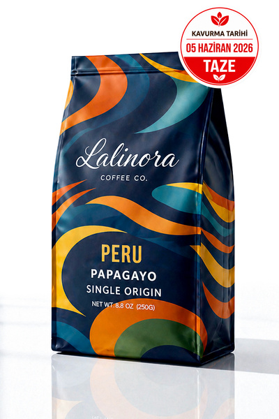 Lalinora Coffee Co - Peru Papagayo Çekirdek Kahve 250G Espresso & Filtre- SCA...