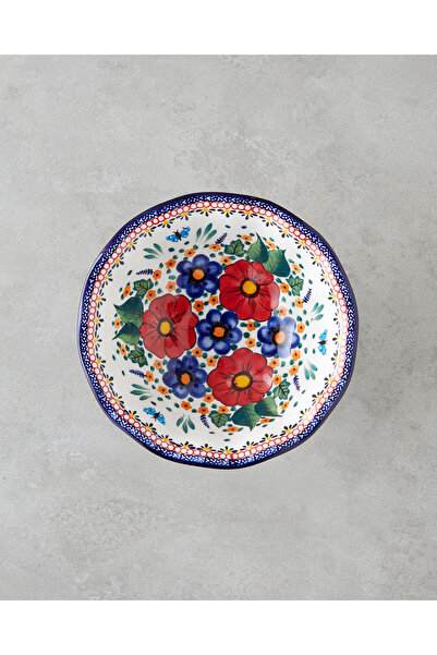 English Home Whimsy Stoneware Sunumluk 23x23x14 Cm Renkli