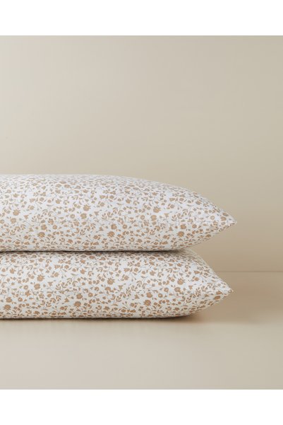 English Home Floral Trail Easy-Iron 2-Piece Pillowcase 50X70 cm Beige