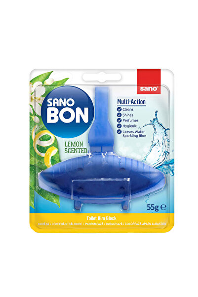 Sano Toilet Deodorant with Lemon Support 5IN1 55g BON