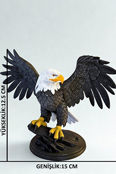 MAKERBOM3D Kartal Biblosu - Ofis ve Ev Dekorasyonu İçin 3D Baskı Tasarım Heyk...