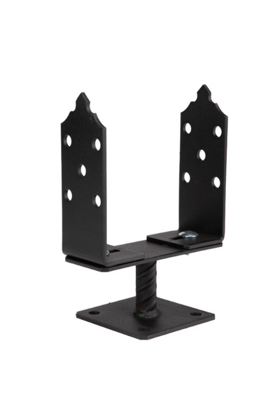 Evotools Pantof de susținere reglabil în formă de U, negru, decorativ, 120-20...