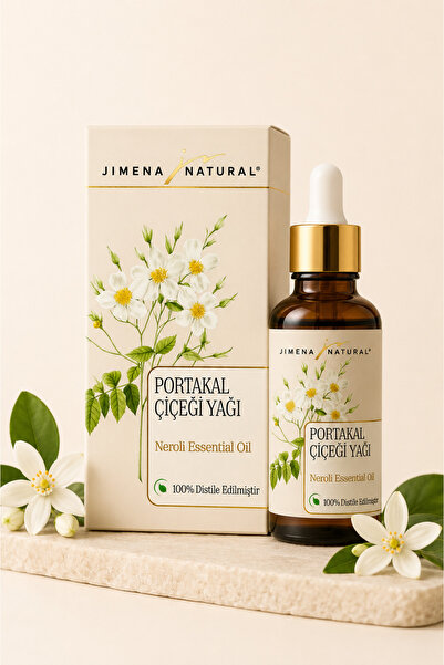Jimena Natural زيت زهرة البرتقال العطري 30 مل، للعناية بالشعر والبشرة