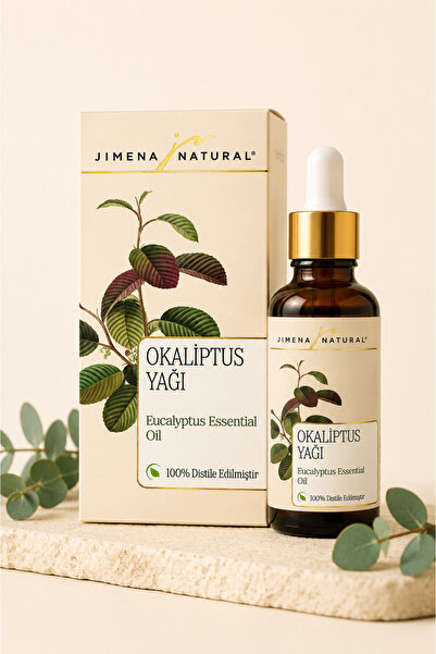 Jimena Natural زيت الأوكالبتوس العطري 30 مل، للعناية بالشعر والبشرة