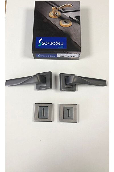 Generic Brand Noyan Door Handle Stainless Room 1 Set Matte Anthracite