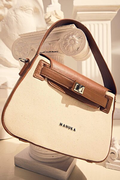 Manuka GÜRTEL DETAILLIERTE CANVAS-TASCHE KAMEL