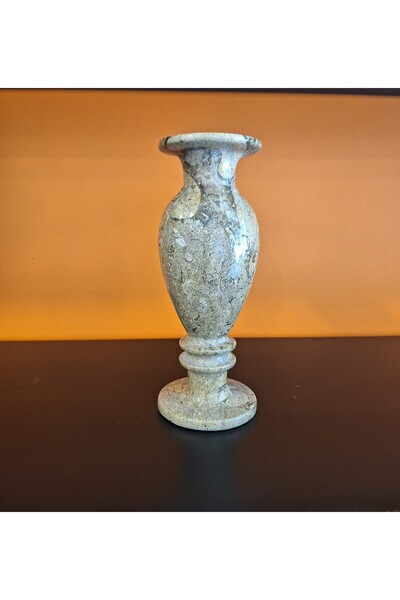 İNCEİSDESİGN Mermer Vazo 20 cm Oniks