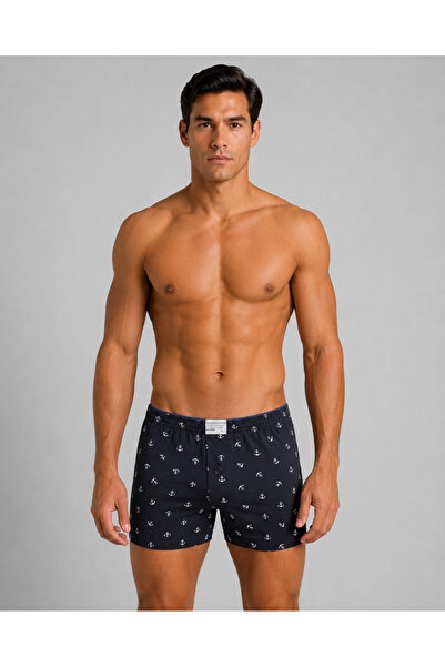 Kardelux Erkek Desenli Penye Havlu Bel Boxer %100 Pamuk