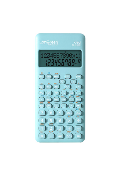 Deli CALCULATOR ȘTIINȚIFIC CU 12 CIFRE 240F ALBASTRU LONGREEN DIN PLASTIC REC...