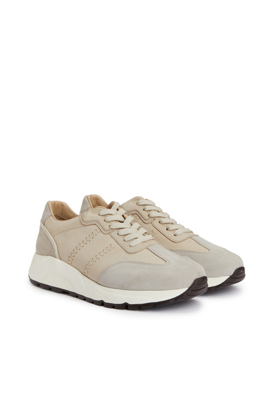 Network Taş Süet Garnili Erkek Sneaker