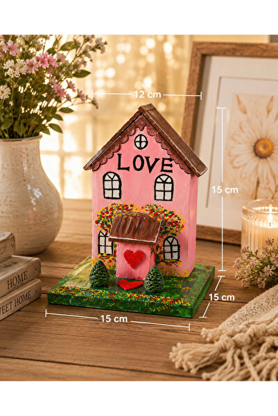 ELSA LOVE Ev – Sevgililer Günü’ne Özel Ahşap Dekoratif Obje