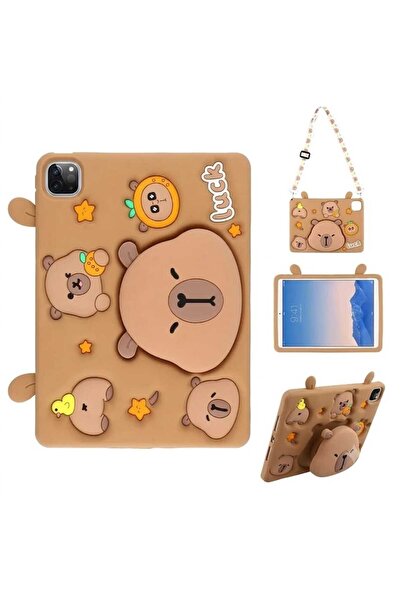 Fogy iPad Pro 11 2022 ile Uyumlu Cute Dolls Çocuklar için Standlı Karkterli Y...