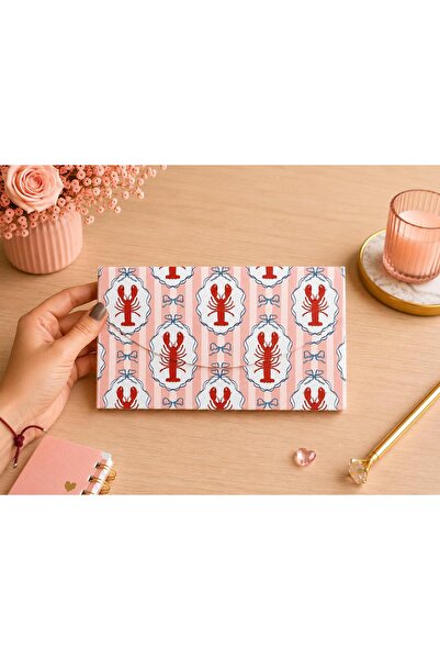 4nio ISTAKOZ VE KURDELE DESENLİ MEKTUP DEFTER