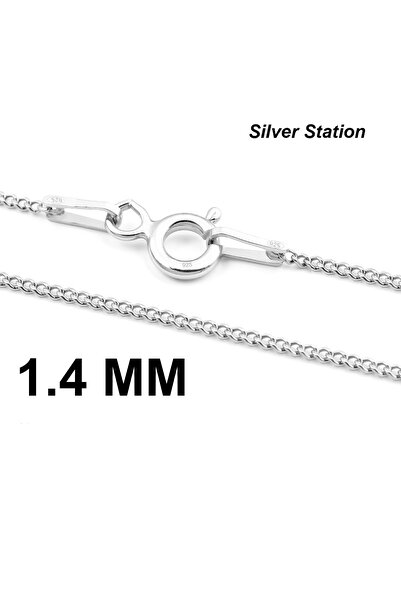 Silver Station 925 Ayar Gümüş Kolye - Gurmet Zincir Kolye 40-45-50-55-60-75 cm