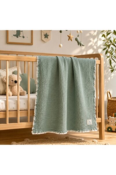 Gleam Atelier 4 Layer Muslin Blanket, Cotton Softness Baby Kids Muslin Blanke...