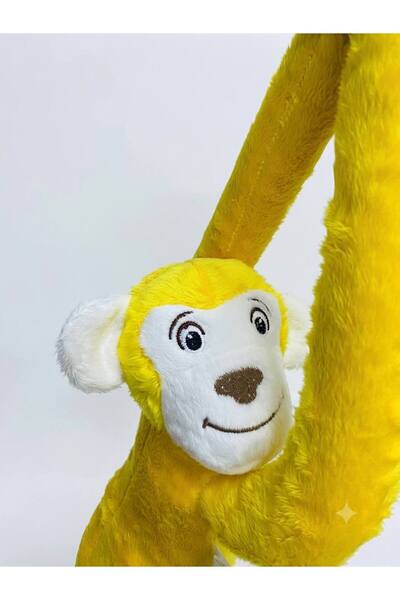 Peluş Maymun Elleri Yapışan 70 CM-Güvenli Tasarım, Antialerjik Dokular, ِDayanıklı Form