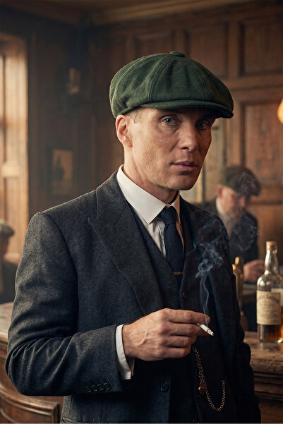 Takı Dükkanı Erkek Kasket Baretta Kışlık Şapka Beckham Model Peaky Blinders Ş...