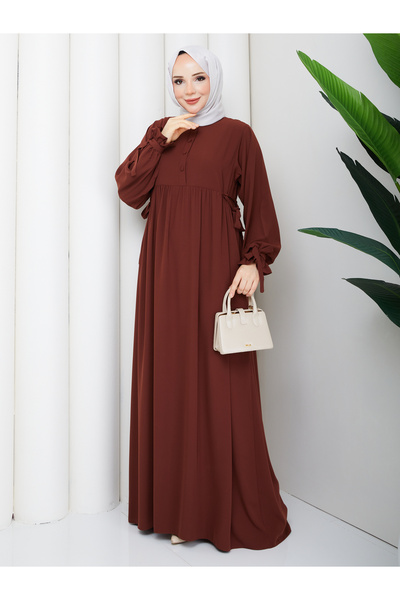 Rüyam Moda Medine İpeği Tuba Elbise