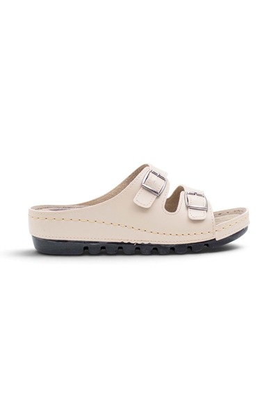 Akım Sultan Double Buckle Women's Slippers
