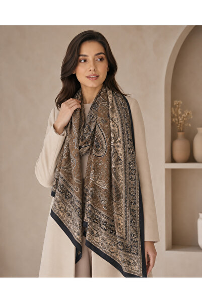 LUVINA Soft Women's Patterned Shawl for Daily Use Soft Textured Shawl