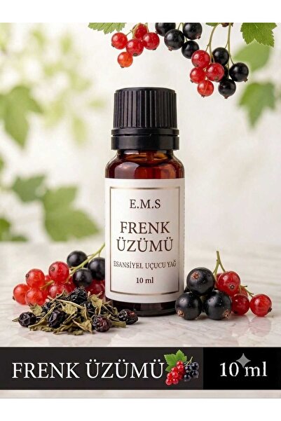 E.M.S AVM FRENK ÜZÜMÜ Esansiyel Uçucu Yağ Buhurdanlık Yağı Difüzör Esansı Oda...