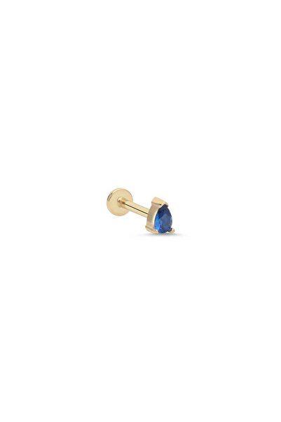 Cherry by Özkonak Mavi Taşlı Tragus Piercing
