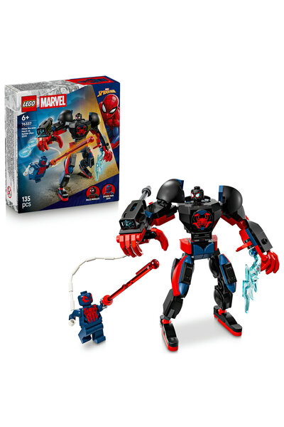 LEGO Marvel Майлс Моралес с робот срещу Спайдърмен 2099 76337