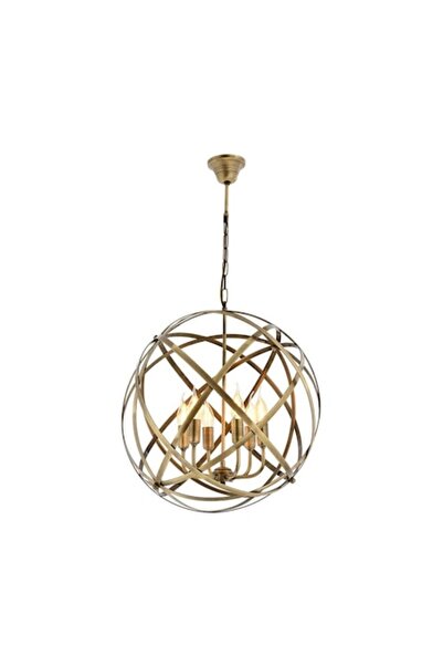 Cojom Candelabru 6x E14 230V, auriu