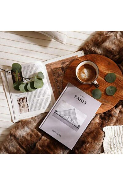 PAN HOME Paris Coffee Table Book 26.4x19x2.4cm - Grey