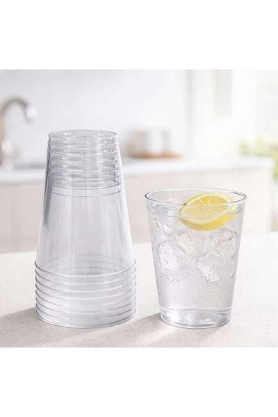 PAN HOME Agata 20-piece Disposable Drinking Tumbler 207ml -clear