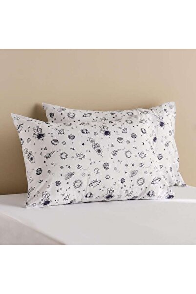 PAN HOME Give Me Space 2-piece Pillowcases Set 50x75cm-navy