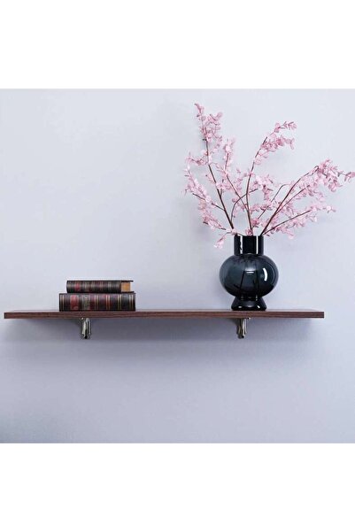 PAN HOME Leyton Wooden Wall Shelf 61x23cm-Brown