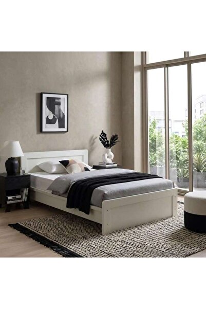 PAN HOME Premier Single Bed 90x200 Cm - White