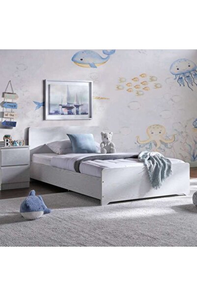 PAN HOME سرير مالمو للأطفال مقاس 120x200 - أبيض